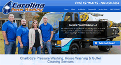 Desktop Screenshot of carolinapowerwash.com